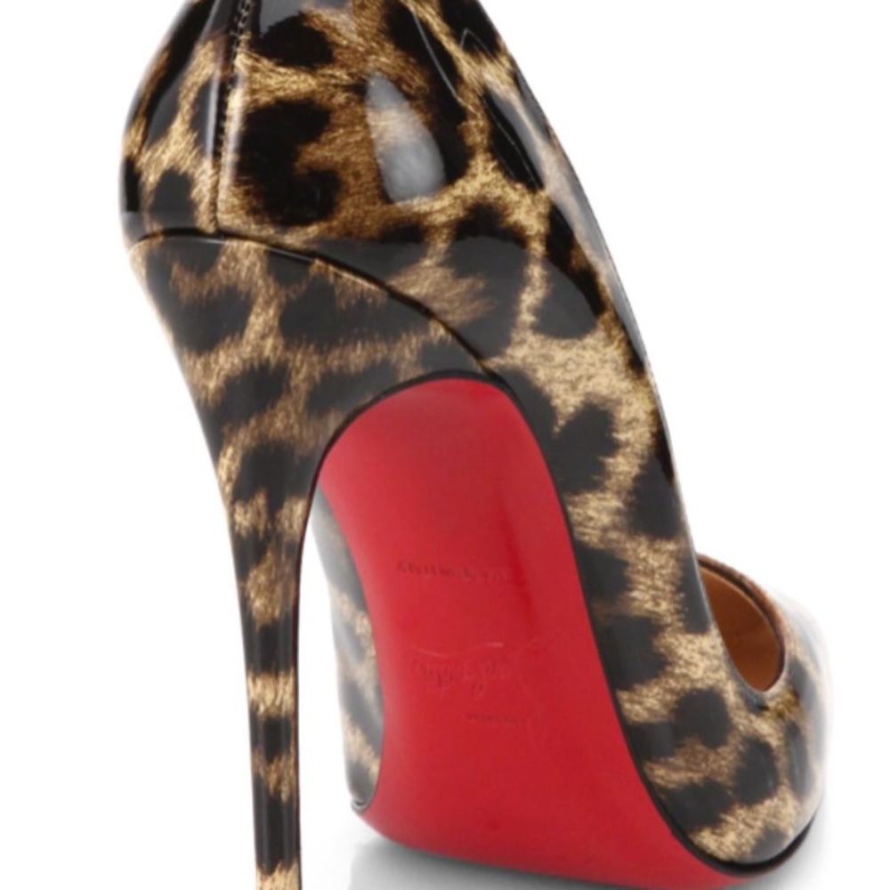 So Kate patent leather leopard